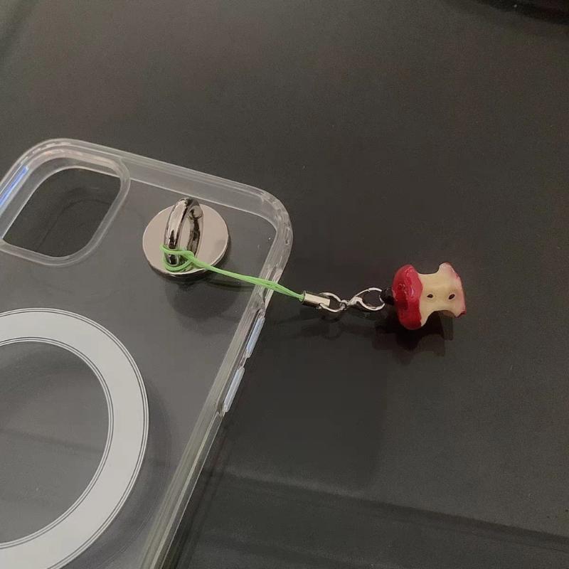Multi Color Phone Lanyard Fruit Shapes Pendant Wrist Strap Detachable Phone Chains Keyring Portable Accessory for Women