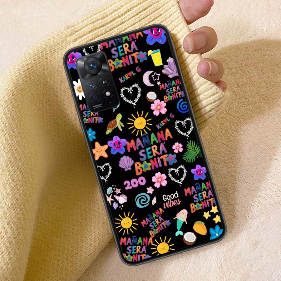 Karol G M-Manana Sera B-Bonito Phone Case For Redmi Note 13 14 15 Pro Plus 12 13C 12C 15C 9 10 10C 9T 9C 9A TPU Soft Cover Clear
