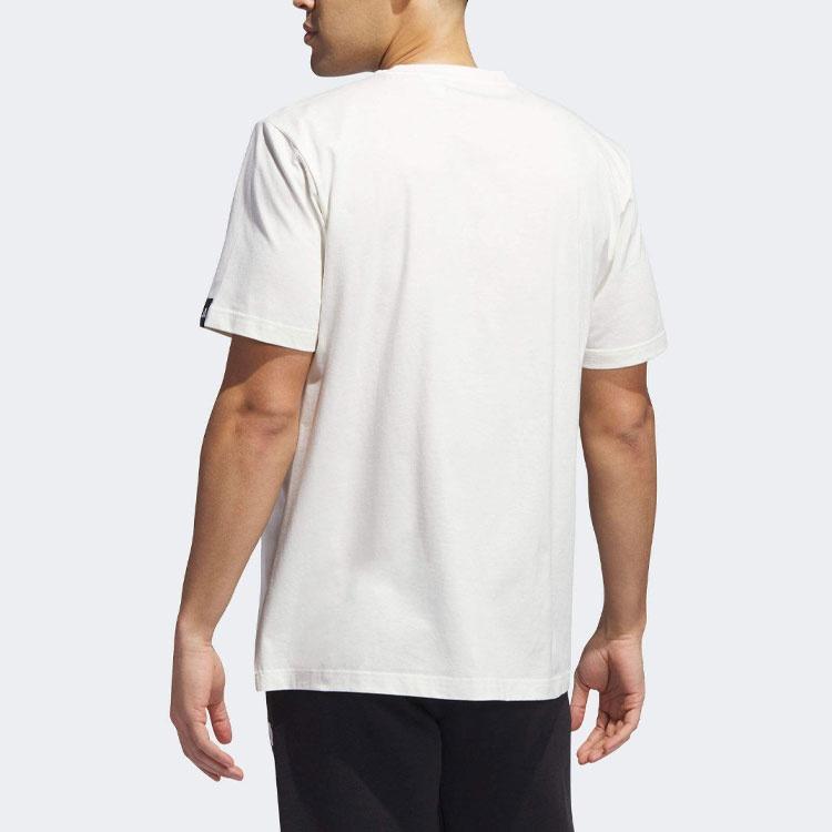 adidas Ice Cream Hoops Logo T-Shirt 'White' Men's IN7442