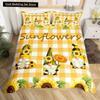 Autumn Tree Leaf King Queen Bedding Set Cartoon Botanical Duvet Cover Fallen Leaves Quilt Cover 2/3pcs Polyester Comforter Cover
