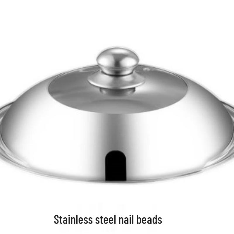 

Mingzhanxuan 38cm Stainless Steel Universal Pot Lid