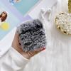 Solid Color Plush Apple Earphone Case for AirPods Pro Anti-drop 1/1/1 Generation Earphone Cover Cute Woman