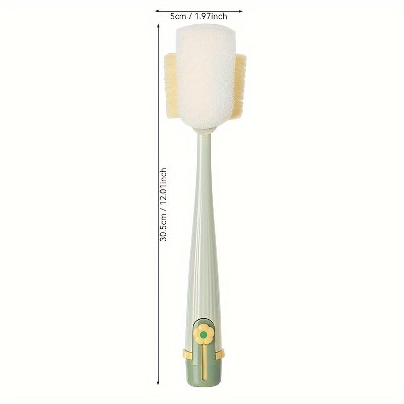 5in1 Multifunctional Cleaning Brush Set Effective for Water Bottles, Glass Cups No Electricity Required Living Room Kitchen Compatible