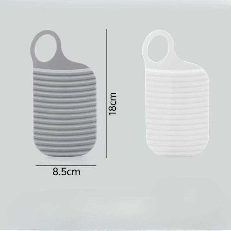 Portable Mini Washing Board - Ultra-Portable, Non-Slip, Soft Rubber Scrub Board for Hand Washing - Perfect for Travel,Home Use