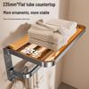 cmaos Wall-Mounted Double Folding Towel Rack