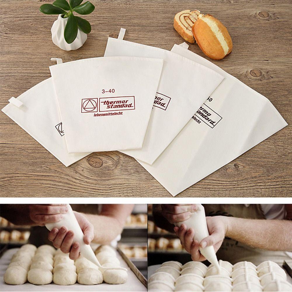 35/40/46/50cm Cotton Fabric Party Home Cookies Piping Bag Cream Squeezing Bag Cake Tool Pastry Bag
