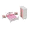 Children Simulation Miniature Dollhouse Bedroom Scene Small Furniture Home Role Playing Educational 