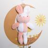 Creative New Cute Teddy Bear Rabbit Plush Toy Doll Pendant Car Student Schoolbag Hanging Ornament Doll