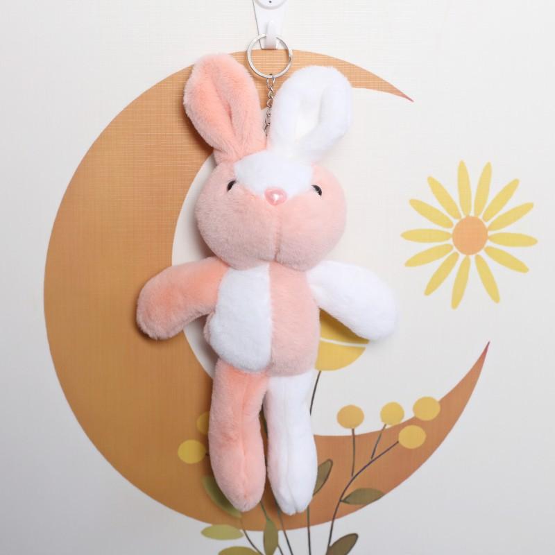 Creative New Cute Teddy Bear Rabbit Plush Toy Doll Pendant Car Student Schoolbag Hanging Ornament Doll