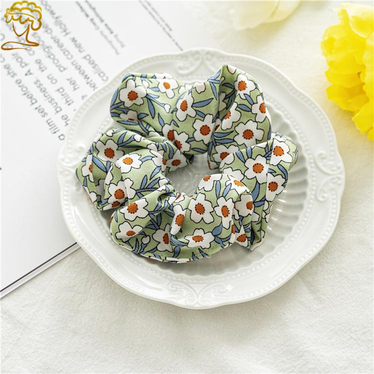 New Style Sweet Floral Large Hairband for Headwear - Perfect for Girls with Ponytail Hair. Made of Fabric.