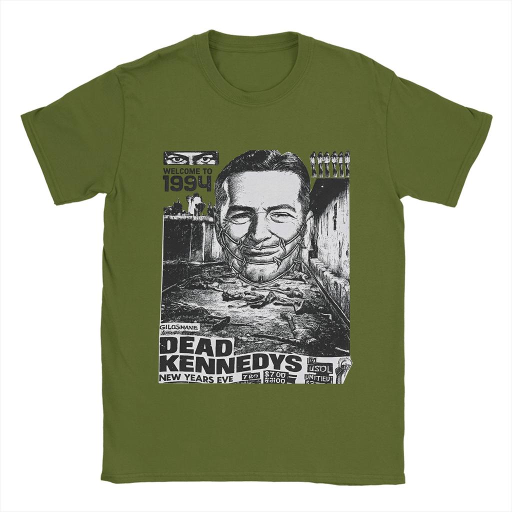 Dead Kennedys T-shirt Sommar Hipster T-shirts Herr Bomull Rundhalsad 4XL 5XL 6XL Toppar T-shirts Kortärmad Y2K Retro Toppar