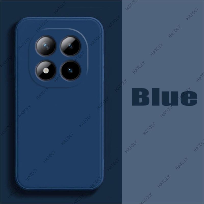 

For Redmi Note 15 Pro Plus Case Liquid Silicone For Redmi Note 15 Pro Plus 5G Case TPU Shockproof Case for Redmi Note15 Pro Plus For Note 15 синий