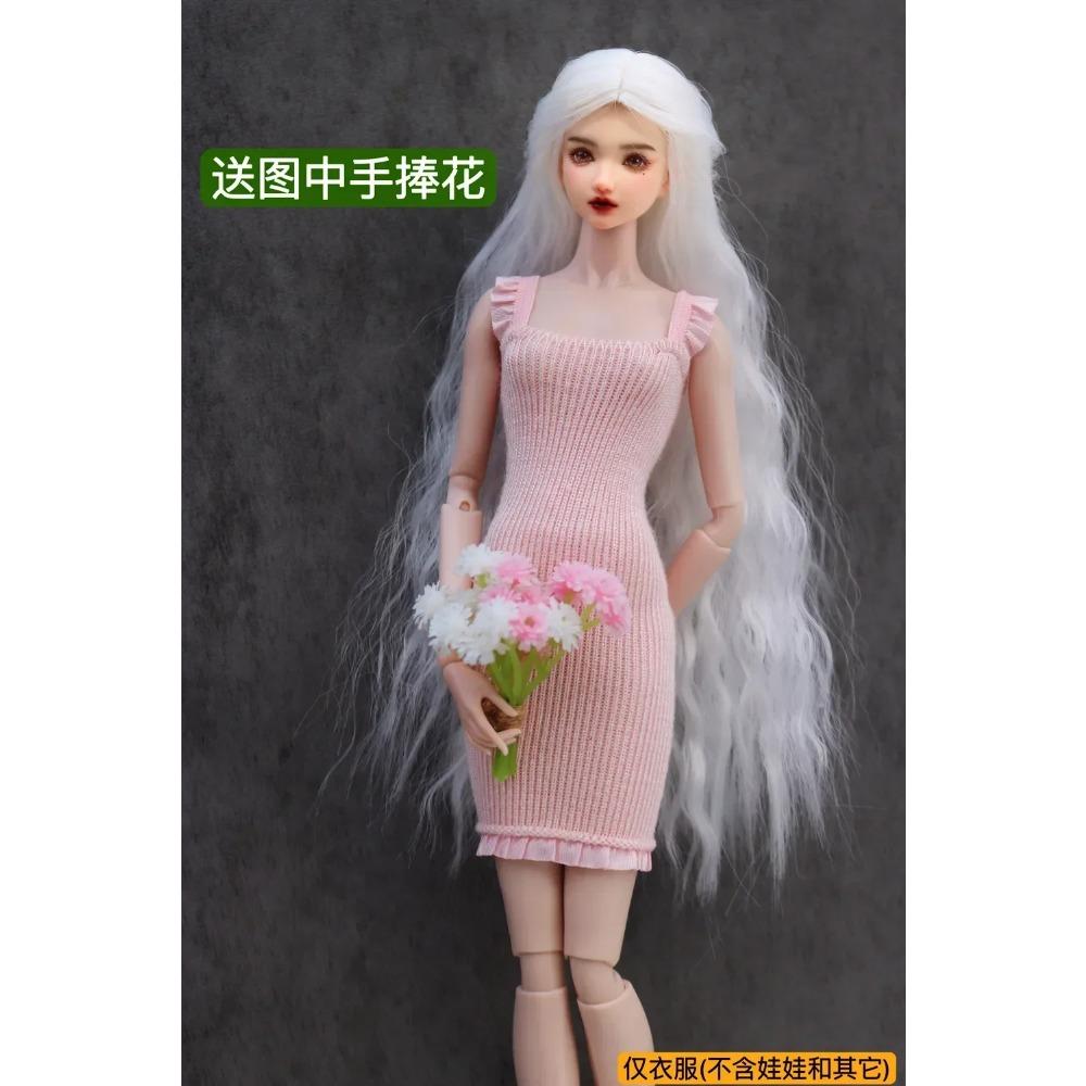 

Black clothes set / knitting Slim top + skirt / 100% handmade doll clothing fashion sexy outfit For 1/6 Xinyi FR ST bb Doll only the clothes