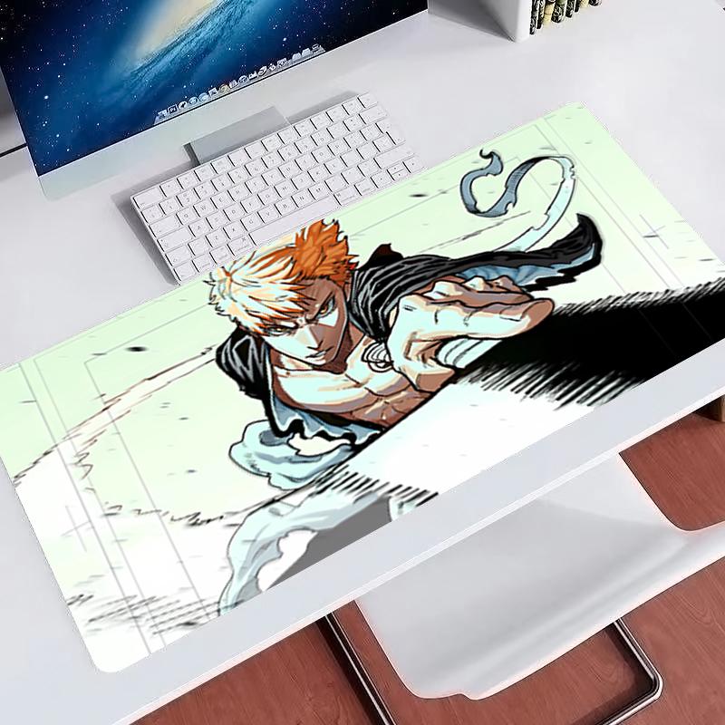 Large Mouse Pad E-sports Gaming Desk Mat Rubber Base Computer Accessories B-bleach Japanese Anime Mouse Mat Gamer Keyboard Pad