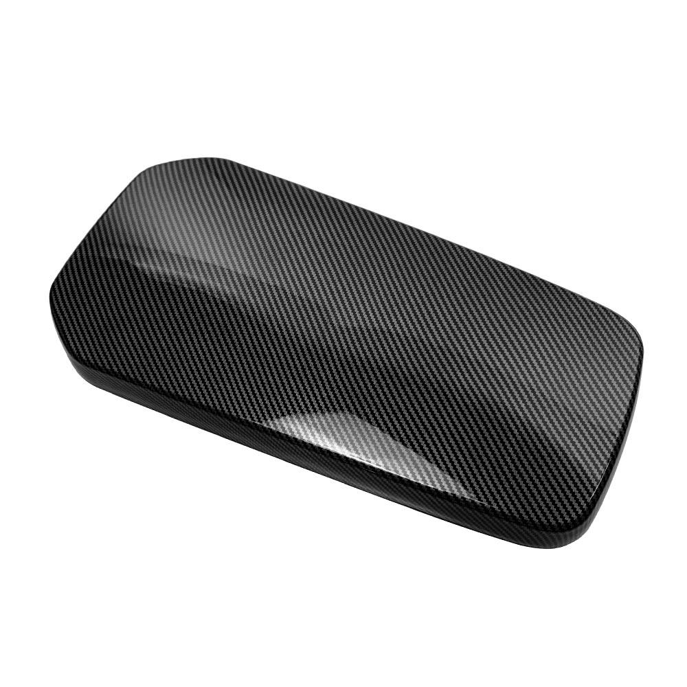 For Kia Stinger 2018- Car Tuning Carbon Fiber ABS Armrest Box Cover Trim Accessories Carbon Fiber