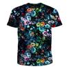 Men's 3D printed mushroom short sleeved T-shirt with magic mushroom print pattern plus size street men's T-shirt