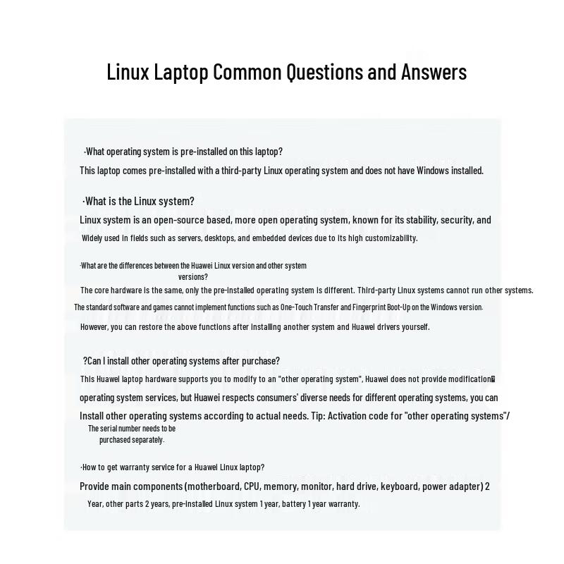 Huawei MateBook 14 2025 Linux Laptop (CN version)