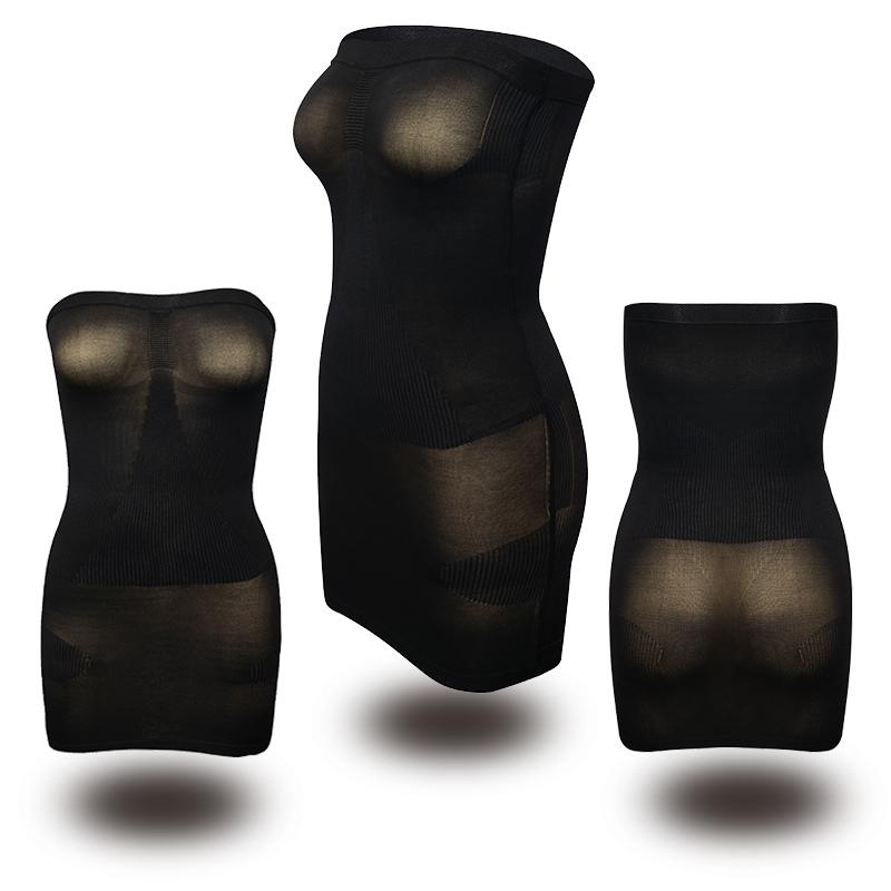 💰Kjøp Women's Strapless Shaperwear Full Body Slip Seamless Tummy