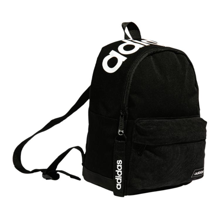 Adidas Corduroy Polyester Backpack Regular Unisex Black H32153