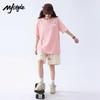 MJ STYLE Damen Baumwoll Kurzarm T-Shirt & Shorts Set