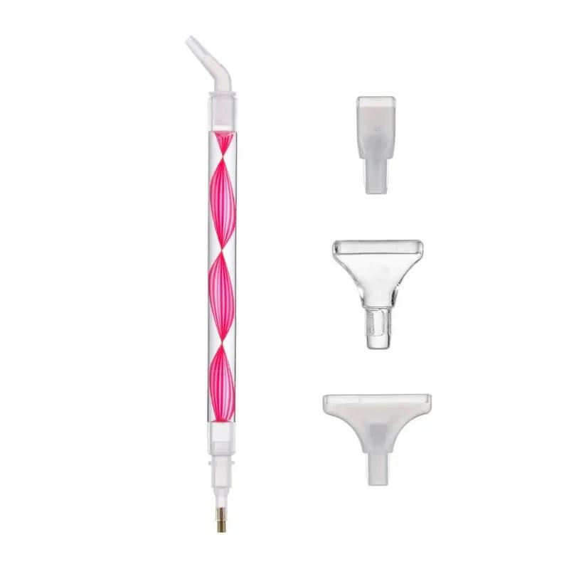 5D-Diamant-Malstift, Spiralblumen-Harz, Punktbohrstifte, Diamant-Malstift, DIY-Bastelarbeiten, Kreuzstich-Malzubehör