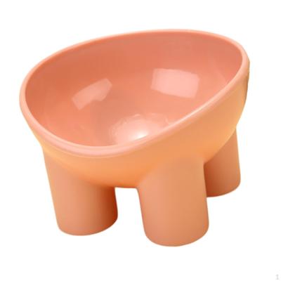 Elevated Cat Bow Dog Bowl for Cats Dogs Stable Protection Cervical Water Dispenser Anti Slip Food