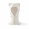 Woolen Knit Winter Balaclava Hat Solid Color Hooded Beanie  for 2-6 Y Boys and Girls