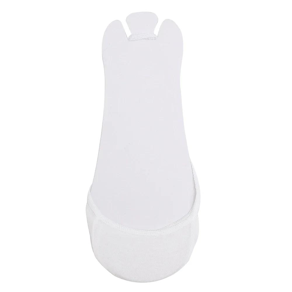 3Pairs Invisible Half-Palm Socks Women Summer Silicone Non-Slip Thin Boat Sox High Heels Shoes Antiskid Liner Half Feet Hosiery
