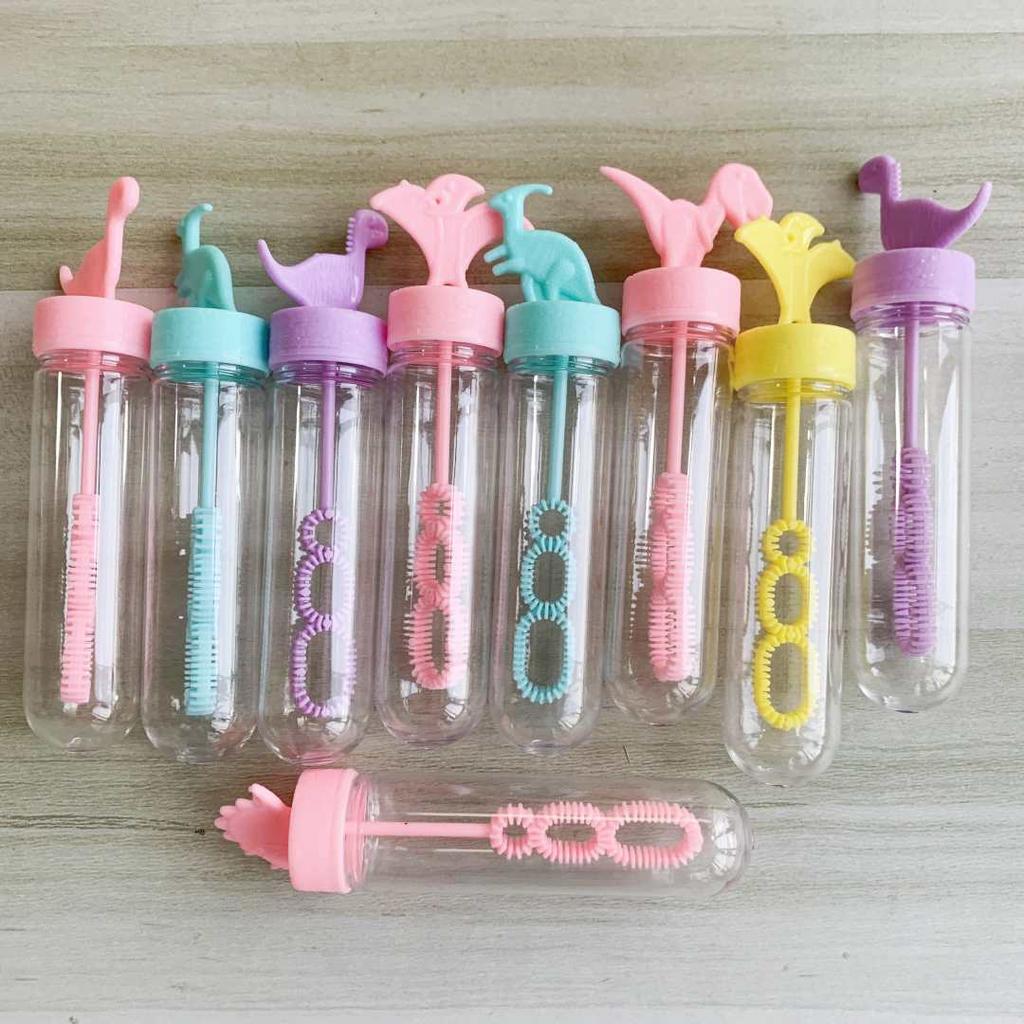 10-20pcs Fruit Bubble Soap Bottle Heart Wand Empty Tube Kids Birthday Party Favors Pinata Filler Toys Wedding Gifts for Guest