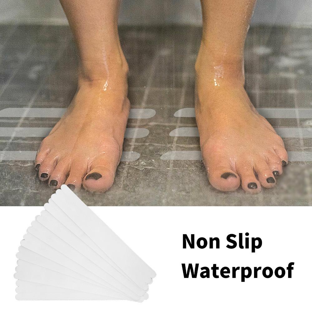 24 PCS Self Adhesive Non Slip Sticker Transparent Bathtub Sticker Anti Slip Strip Bathroom Safety
