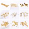 Wholesale 5/5.5/6/7mm 18K Gold Plated Brass Round Claw Spring Clasp For Bracelet,Clasp For Jewelry Making,DIY Jewelry Material