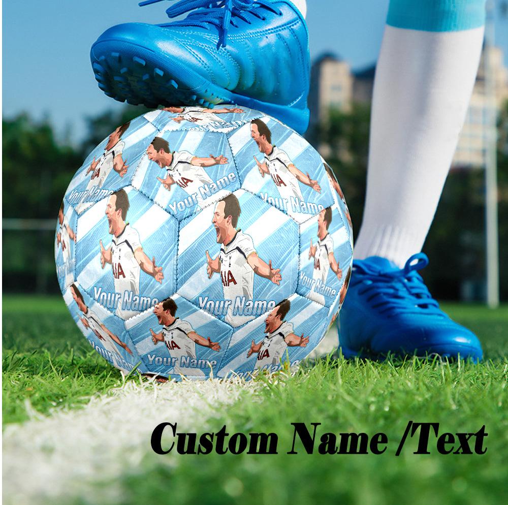 Size 5 Football Custom Name Text, Outdoor Training Soccer BallHarry Kane