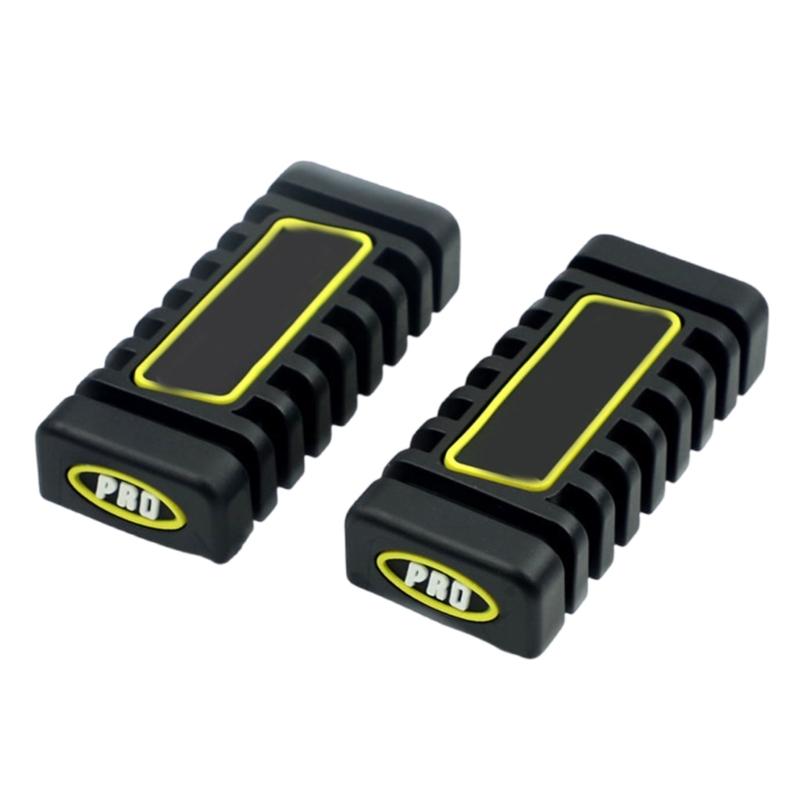 

1Pair Motorcycle Front Foot Peg Rubber Nonslip Front Footpegs Plate Footrest Rubber Pad Grip Cover Protector жёлтый