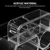 Storage Bins Nail Drill Machine Bits Storage Box Makeup Brush Holder Transparent Nail Drill Grinding Bit Organizer Plastic Nail Drill Tool Displayer