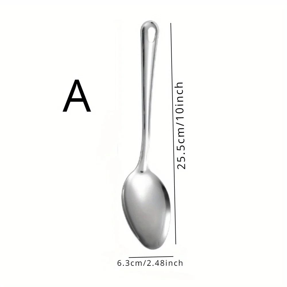 1PC Stainless Steel Strainer Spoon Kitchen Colander Spoon Spoon Filter Strainer Food ScoopPerforated Skimmer Colander
