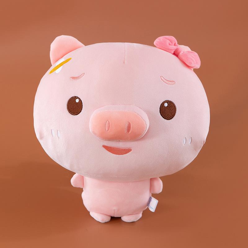Kuku Pig Plush Swimsuit Toy - Soft Pig Doll for Boys & Girls, Cute Pig Cushion Gift