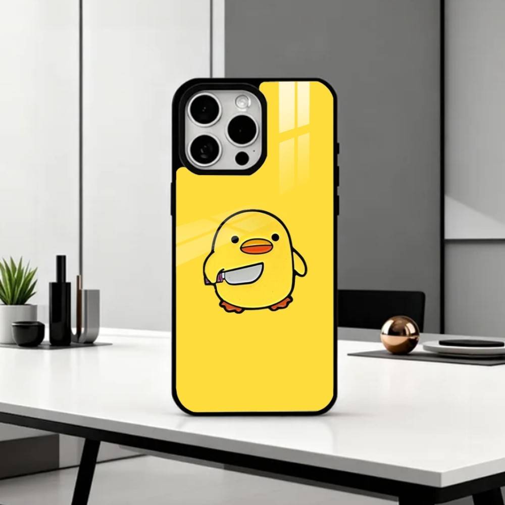 Lovely Yellow D-Duck Phone Case For iPhone17,16,15,14,13,12,11 Plus,Pro Max Magnetic For Magsafe Wireless Charging