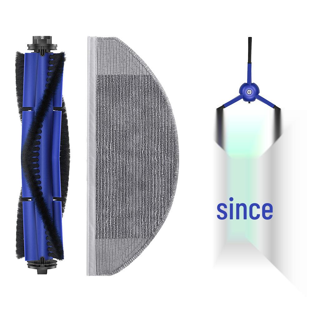 Eufy X8/X8 Hybrid Vacuum Accessories: Main Brush, Side Brushes, Filters, Mop Cloths