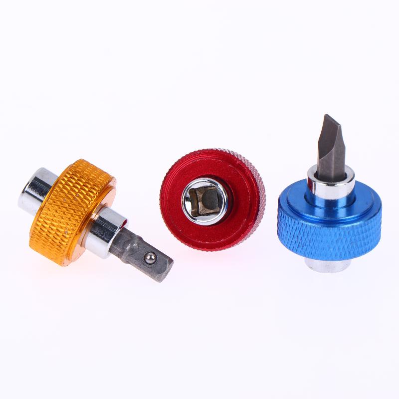 1/3Pcs Portable Magnetic Drive Short Screwdriver Multifunctional Clamps Simple Mini Screwdrivers Repair Parts Aluminum Alloy
