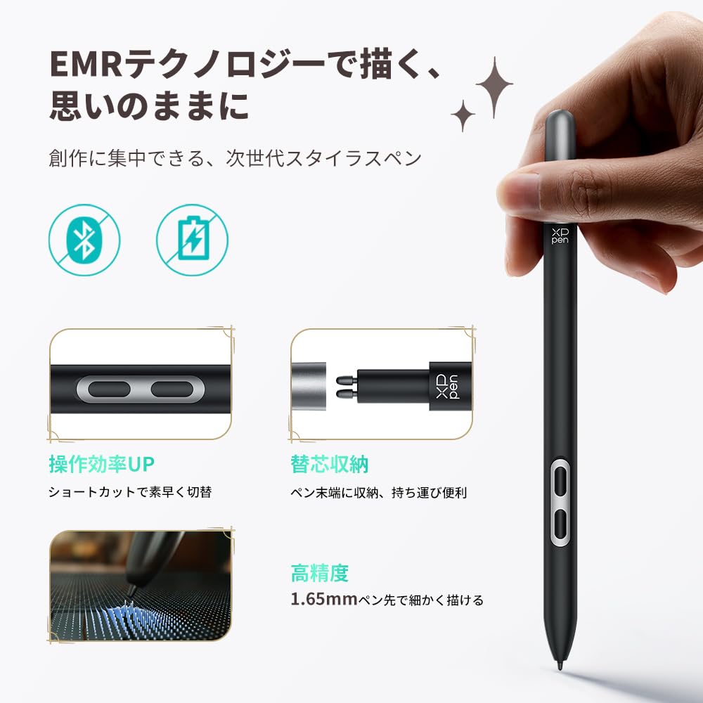 XPPen Magic Zeichenpad Android Erweiterbar LCD Stift X3 Pro Schlank IPS ohne PC Zeichentablett für Illustrationen und Wettbewerbe [Japan Exklusiv] Tablet,