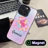 Zodiac Sign Gemini Phone Case for iPhone 17 16 15 14 13 12 11 Air Pro Max Plus Colorful Silver MagSafe Cover