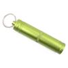 Compact Waterproof Aluminum Pill Bottle Keychain for Outdoor First Aid Tablets