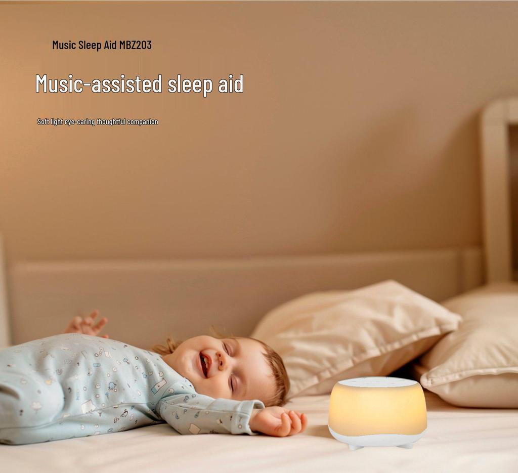 Portable Baby Sleep Aid with Night Light & White Noise Speaker