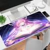 1Pc Fantasy Anime Girl Gaming Mouse Pad Keyboard Desk Mat Non-slip Rubber Lock Edge Waterproof Computer Mousepad for Office Home Decor S184