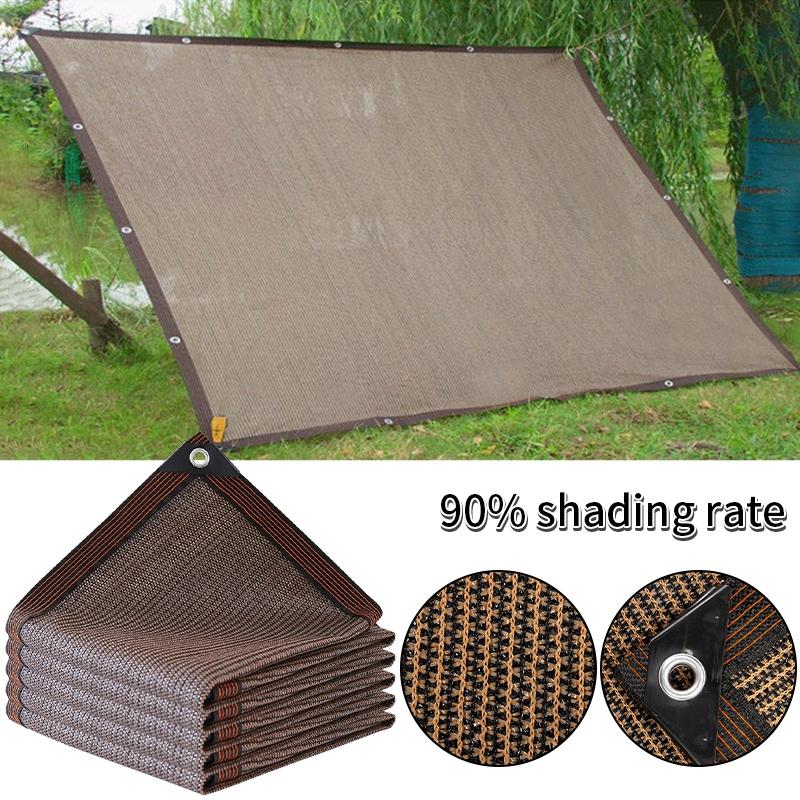 Sonnenschutznetz Outdoor Anti-UV Schattennetz Markise für Auto Zelt Garten Sonnenschutznetz Pflanzen Abdecknetz Camping Markise