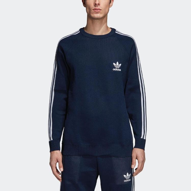 adidas originals Knit Crew 'Collegiate Navy' Men's DH5751