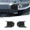 2x Carbon Fiber Front Bumper Guard Pad Cap End Cover For Jeep Wrangler JL JT 18+