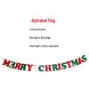 Non-Woven Christmas Bunting Flag for Store Decorations