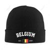 Knitted Hat Unisex Belgium EST Independence Day For Unisex Women Boys Winter Autumn Beanie Cap Warm Bonnet