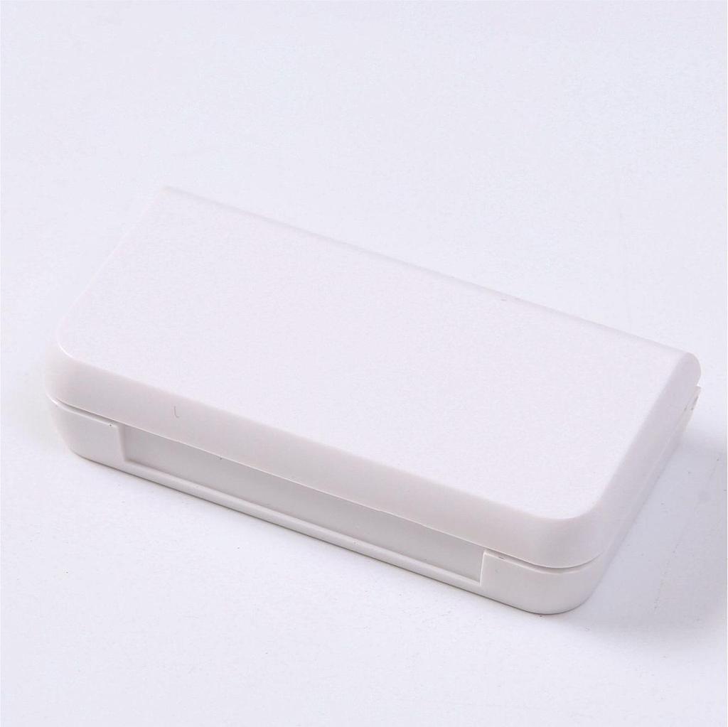 Compact Travel Pill Organizer: 3-Compartment, 7-Day Tablet & Capsule Dispenser Box